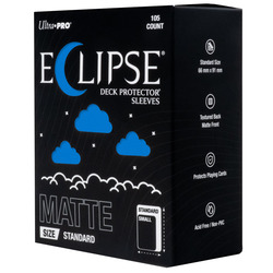 UltraPro Eclipse Card Sleeves Matte Pacific Blue Standard (105ct)